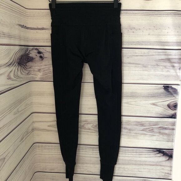 ATHLETA Excursion Black Ribbed Hybrid Joggers Leggings Size XS - Picture 7 of 9